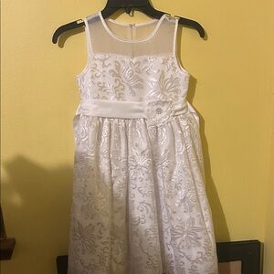 American Princess White Floral Dress